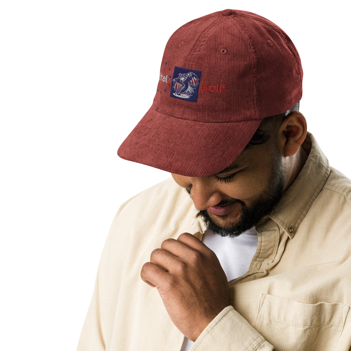 VitalGolf Vintage Corduroy Cap